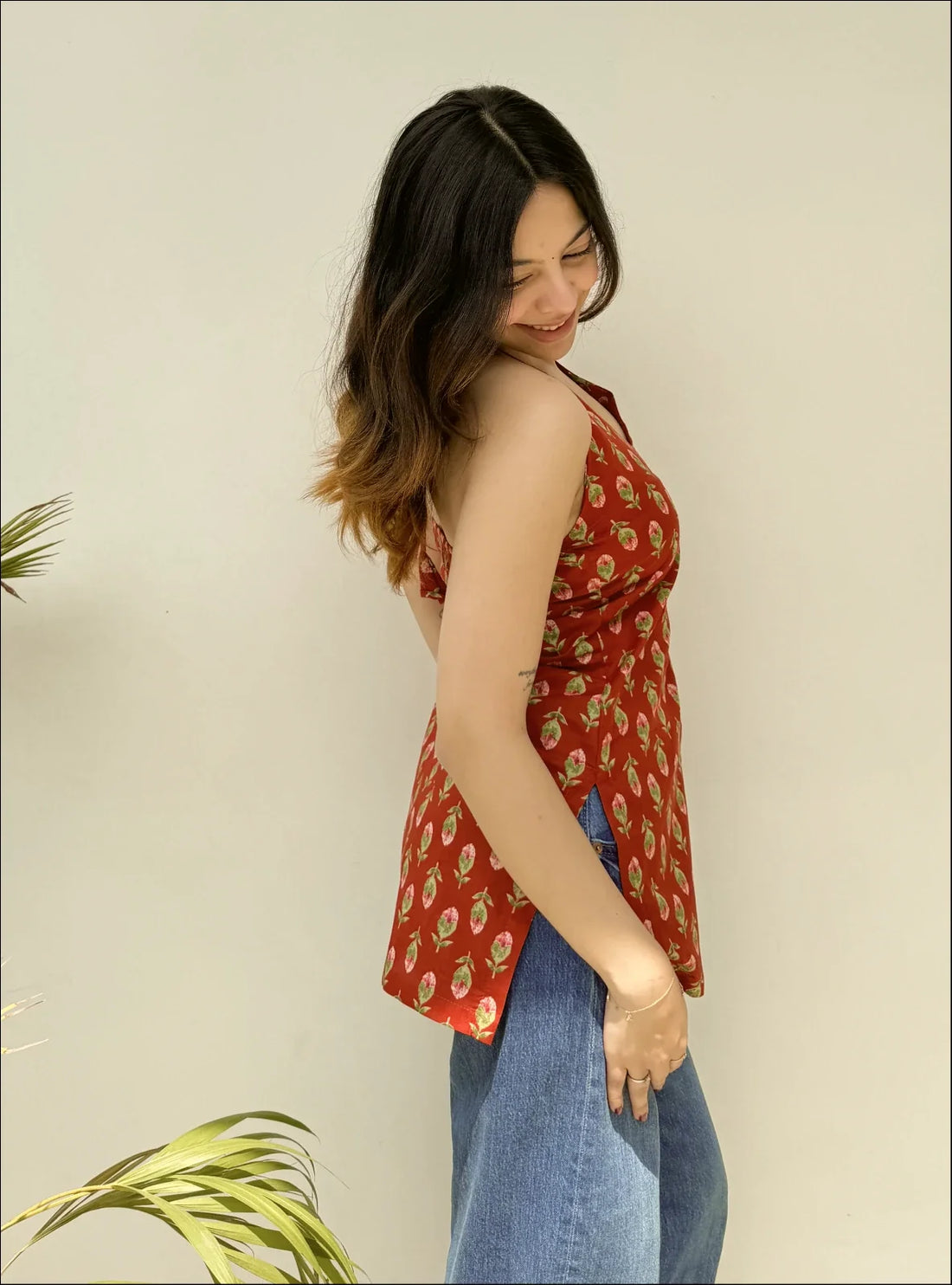 Mayra Halter Neck Kurti
