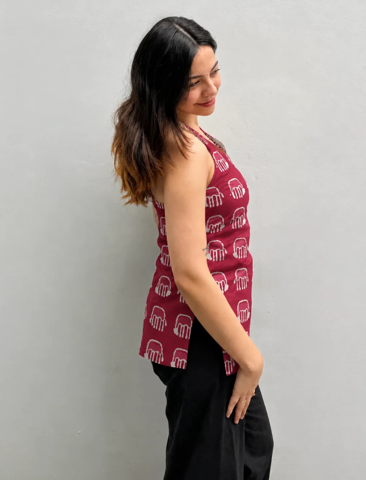Swara Halter Neck Kurti