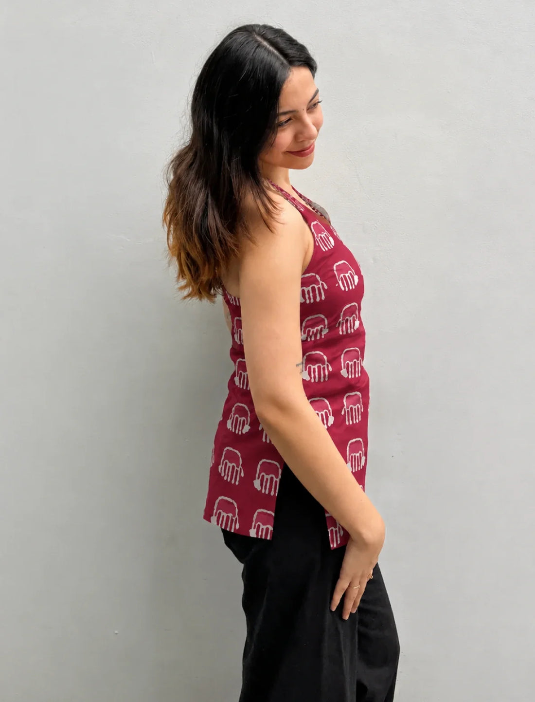 Swara Halter Neck Kurti